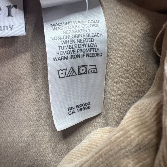 Villager Womens Corduroy Jacket 12 Beige Stretch Button Front Classic Retro Y2K - Picture 7 of 12